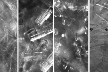 Bild Kristallformen in der Gipsproduktion 