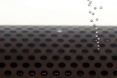 Bild Blasenkette beim so genannten Bubble-Point-Druckes