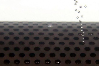 Bild Blasenkette beim so genannten Bubble-Point-Druckes