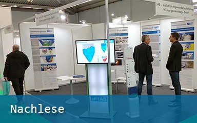 Bild Messestand IAB Weimar in den Dortmunder Messehallen