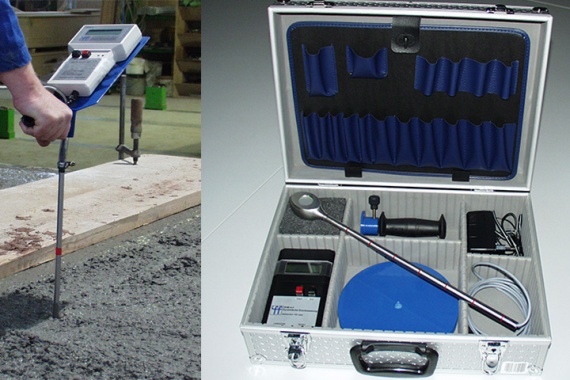 Bild DDM-4 Messgerät im Einsatz