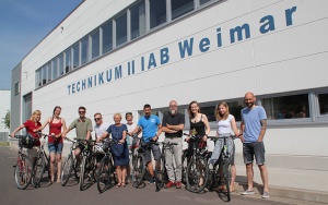 Bild IAB ReCYCLING Team beim STADTRADELN 2020 in Weimar