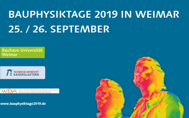 Bild Banner Bauphysiktage 2019 in Weimar