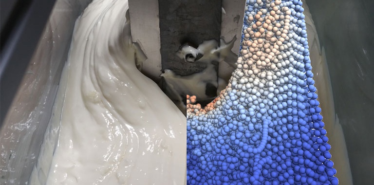 Bild SPH-Simulation von Maschinenbewegungen