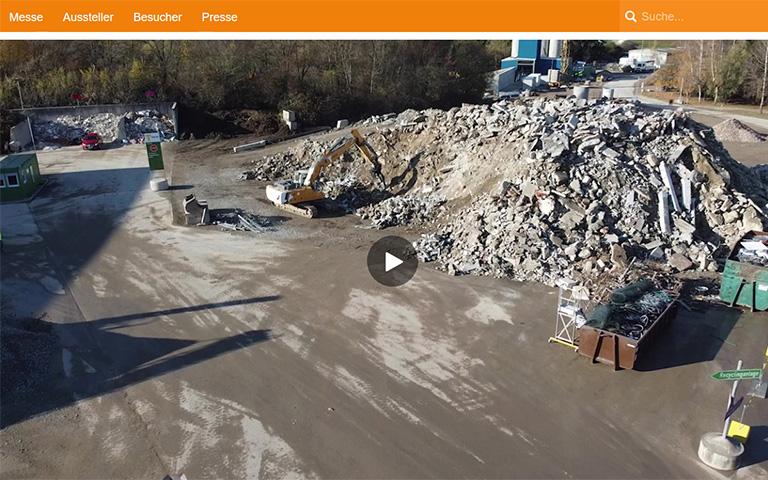 Bild IFAT Industry Insights Video Baustoffrecycling