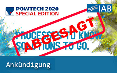 Bild Ankündigung POWTECH 2020 Special Edition abgesagt