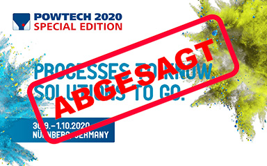Bild Banner Absage Powtech 2020 Special Edition