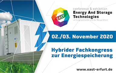Bild Banner EAST Energy and Storage Technologies 2020