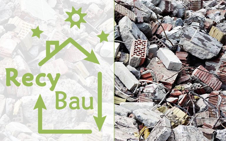 Bild Logo RecyBau und Baureststoffe