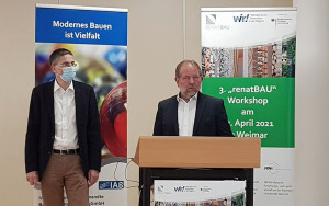 Begrüßung durch Dr. Ulrich Palzer und Univ.-Prof. Dr. Carsten Könke Bild Prof. Dr. Carsten Könke & Dr. Ulrich Palzer