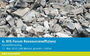 Bild Banner 6. RIS-Forum Ressourceneffizienz Baustoffrecycling