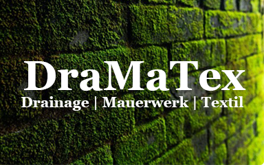 Bild Mauerwerk mit DraMaTex Schriftzug