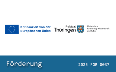 Bild IAB Banner mit Logos der EU und des TMBWK